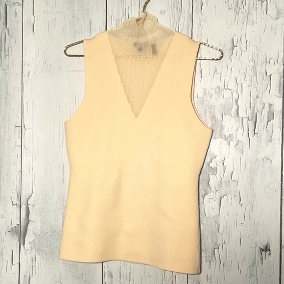 Theory Marfil Sleeveless Turtleneck Top Merino Blend Size Medium EUC - Picture 1 of 10